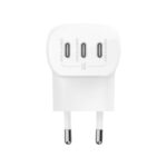 Cargador belkin wcc002vfwh 67w 3x usb tipo c blanco