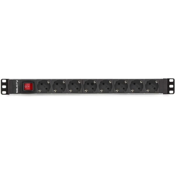 Regleta salicru para rack 19 pulgadas sps pdu 8 tomas shuko interruptor