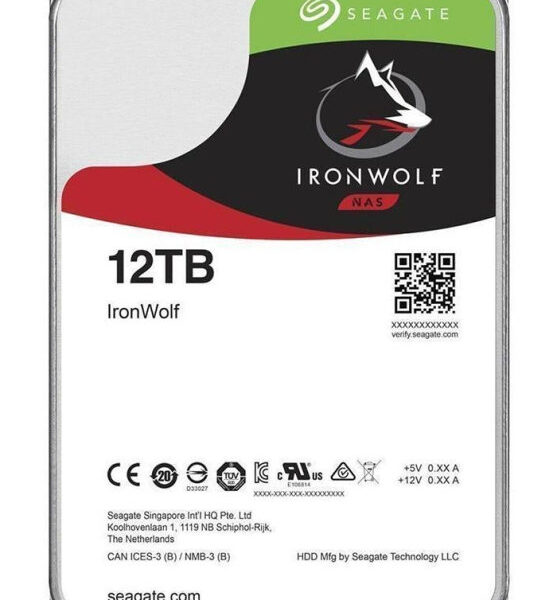Nas hdd ironwolf 3.5 pulgadas 12 tb seríal ata iii