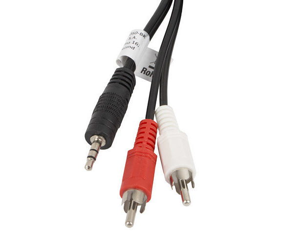 Cable estereo lanberg mini jack 3.5mm - 2x rca macho 5m