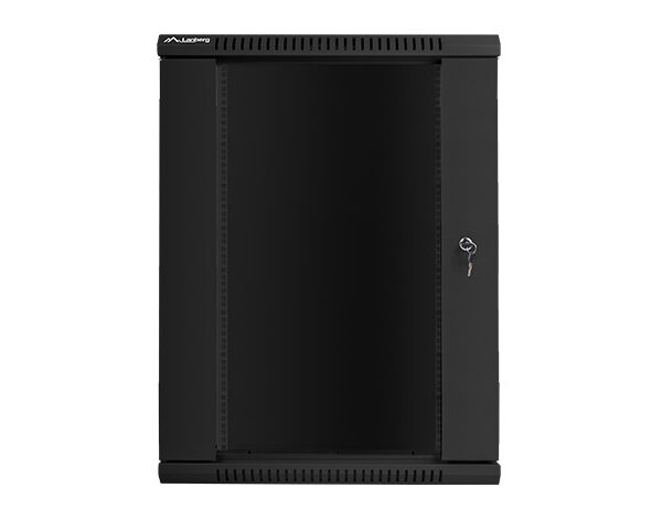 Armario rack lanberg 18u 600x450x907 auto ensamblado 19 pulgadas hasta 60 kg negro