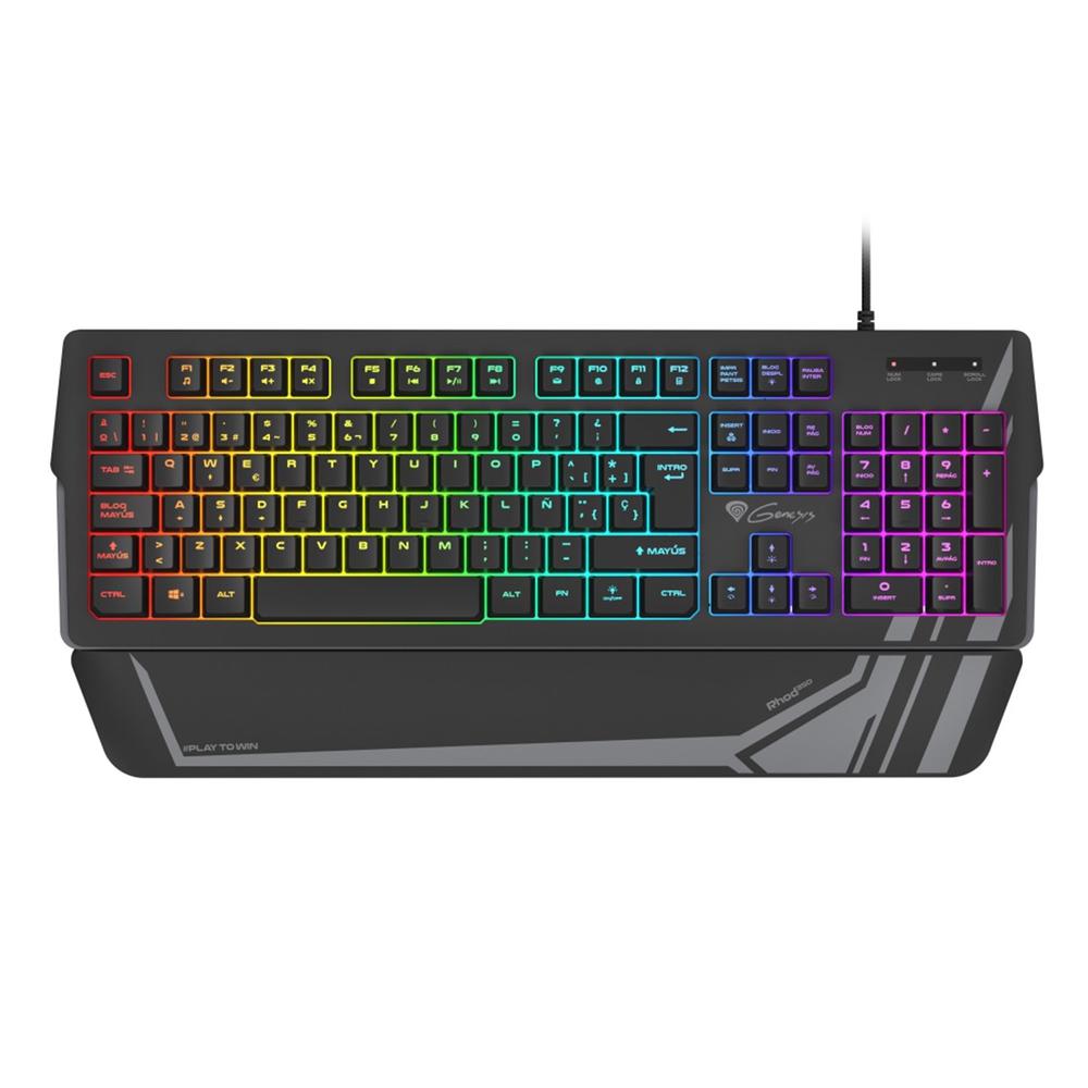 Teclado gaming genesis rhod 350 rgb usb - 1 Teclado gaming genesis rhod 350 rgb usb - Imagen 1