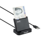 Lector de tarjetas externo tooq tqr - 220b dnie vision usb 2.0 negro - Imagen 2