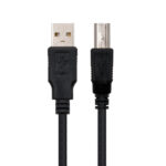 Cable usb tipo a a usb tipo b nanocable 4.5m negro -  macho - macho - Imagen 2