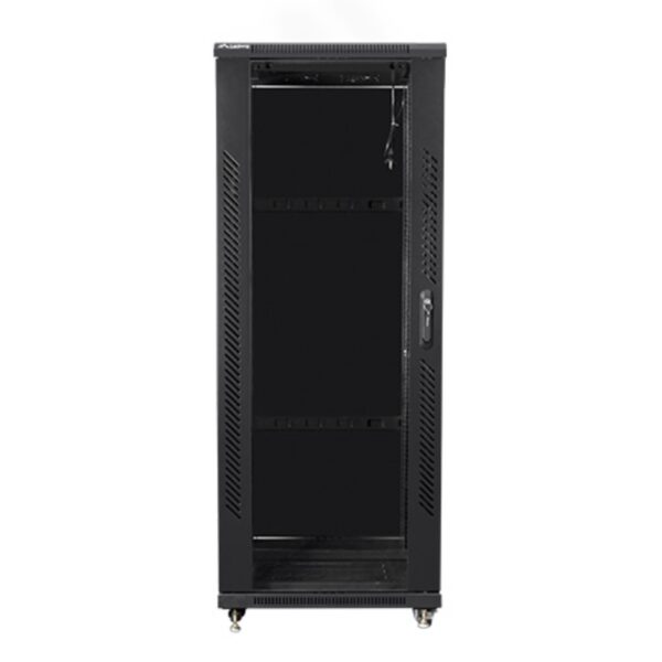 Armario rack lanberg de suelo 32u - 600x600x1603 19 pulgadas flat pack negro