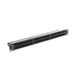 Patch panel lanberg 48 puertos 1u cat.6 19 pulgadas negro - Imagen 3
