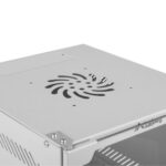 Armario lanberg mural rack 10 pulgadas 4u -  280x310 silver - Imagen 4