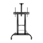 Soporte suelo con ruedas tooq hasta 100 pulgadas vesa 1000 x 600 max 100kg - Imagen 2