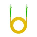 Latiguillo cable fibra optica mono nanocable sc - apc lszh amarillo 5m