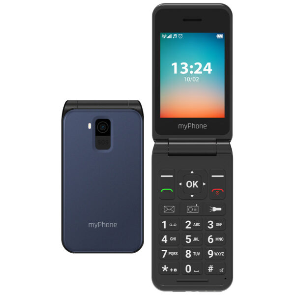 Telefono movil myphone flip 2.8 pulgadas -  4g -  navy blue