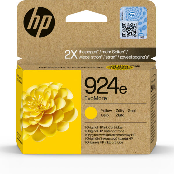 Cartucho tinta hp 924e amarillo officejet pro 8120 8130