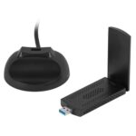 Adaptador red lanberg usb wifi ax3000 tri - banda 2x antenas internas - Imagen 4