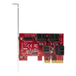 Tarjeta sata startech 6p6g - pcie - sata - card