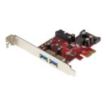 Tarjeta adaptador pci express startech pexusb3s2ei 2x usb 3.0