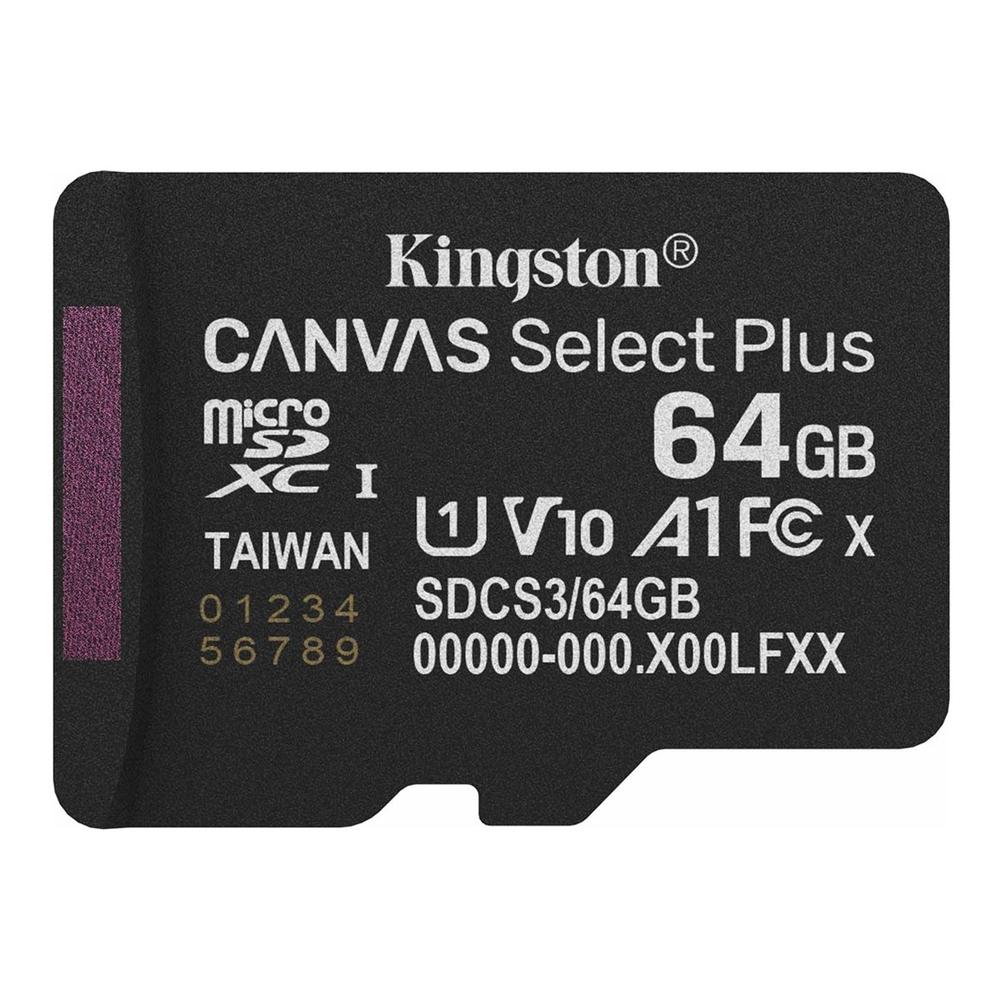 Tarjeta memoria micro secure digital sdxc 64gb kingston canvas select plus clase 10 uhs - 1 - 1 Tarjeta memoria micro secure digital sdxc 64gb kingston canvas select plus clase 10 uhs - 1 - Imagen 1