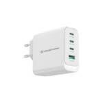 Cargador de pared conceptronic althea22w100 100w 3x usb tipo c 1x usb tipo a blanco - Imagen 2