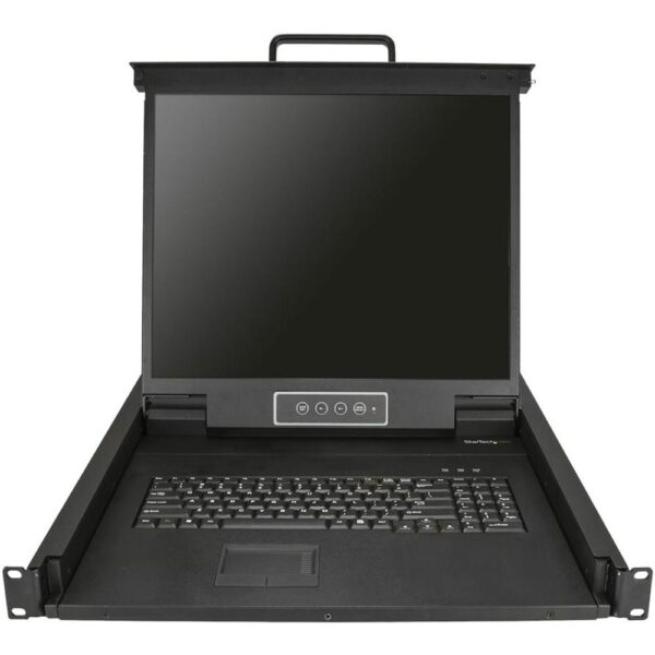 Consola kvm startech de montaje en rack de servidores 19 pulgadas