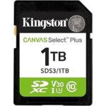 Tarjeta memoria sdxc 1tb kingston canvas select plus uhs - i clase 10