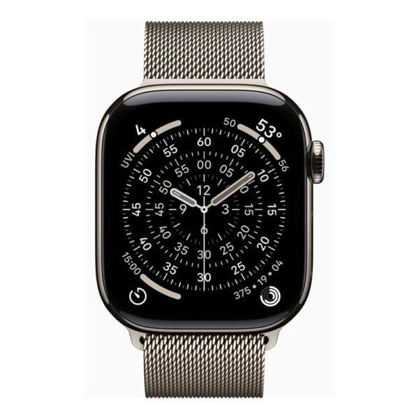 Smartwatch apple watch series 11 gps + cellular 42mm natural titanium case sport loop