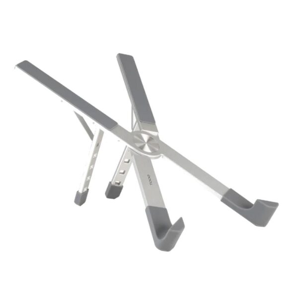 Soporte - base elevador tooq para portatil 17 pulgadas plata