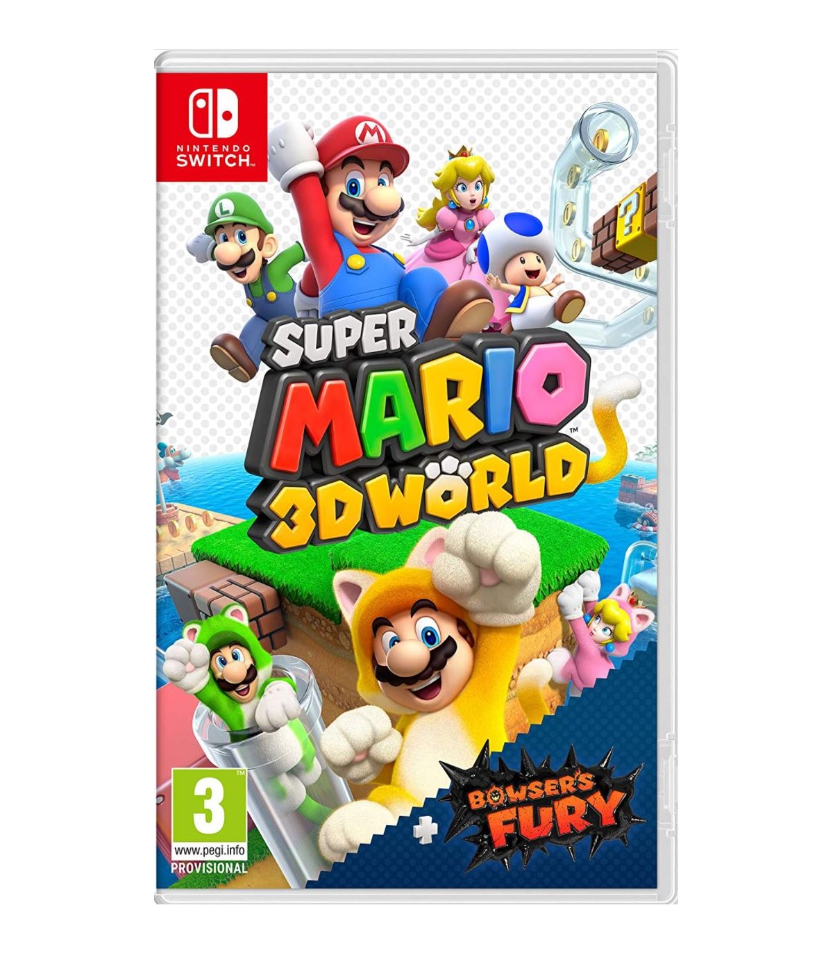 Juego nintendo switch - super mario 3d world + bowsers fury - 1 Juego nintendo switch - super mario 3d world + bowsers fury - Imagen 1