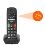 Telefono fijo inalambrico gigaset e290 duo negro 300 numeros -  42 tonos - Imagen 2