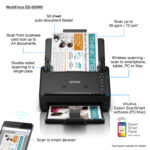 Escaner sobremesa epson workforce es - 500wii a4 -  35ppm -  autoduplex -  alimentador automatico - Imagen 5