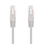 Latiguillo cable red u - utp cat.5e rj45 nanocable 5m gris awg24 - Imagen 2