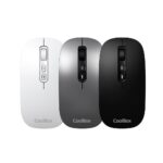 Mouse raton coolbox ia w02 gris 1600 dpi inalambrico rf+bt - Imagen 4