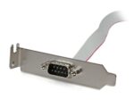 Adaptador startech header cabezal bracket serie serial rs232 a idc placa base perfil bajo 40cm - Imagen 2