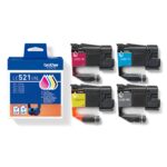 Multipack brother lc521val negro - cian - magenta - amarillo - Imagen 3