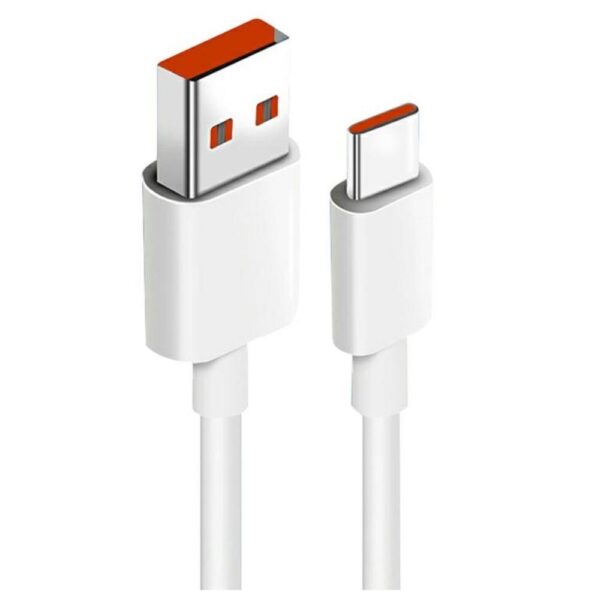 Cable usb tipo c a usb tipo a xiaomi 1m -  macho - macho -  blanco
