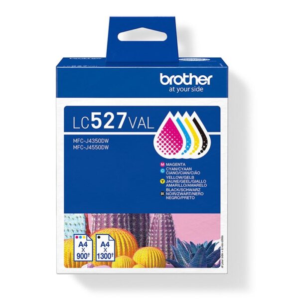 Multipack brother lc527val negro - cian - magenta - amarillo